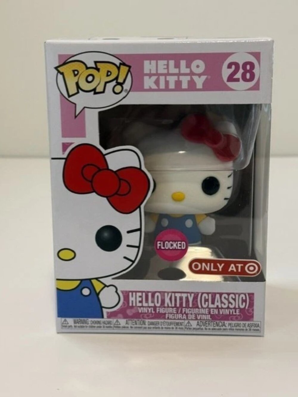 Hello Kitty (Classic) Funko Pop #28 - FLOCKED - Target Exclusive